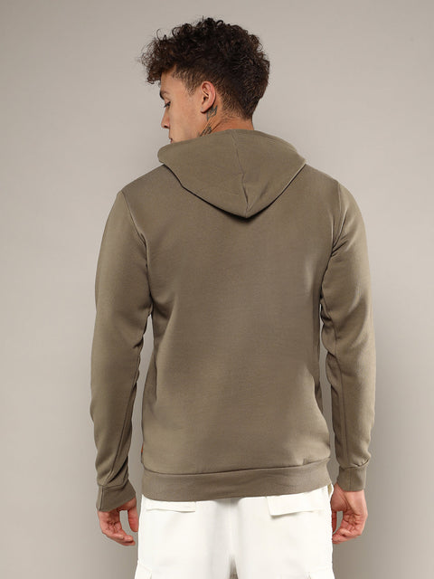 Interim Pullover Hoodie With Contrast Drawstring