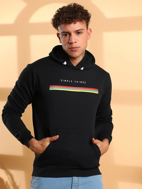 Hooked Simple Things Hoodie With Kangaroo Pocket