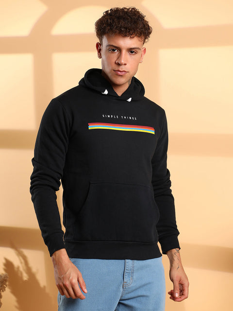 Hooked Simple Things Hoodie With Kangaroo Pocket