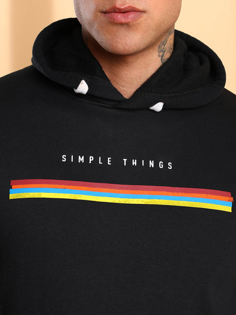 Hooked Simple Things Hoodie With Kangaroo Pocket