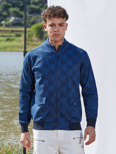 Behookd Textured Jacket With Flap Pocket