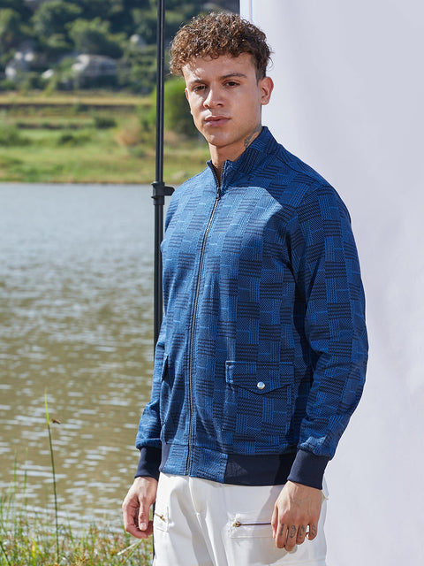 Behookd Textured Jacket With Flap Pocket