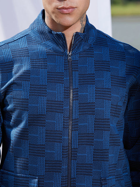 Behookd Textured Jacket With Flap Pocket