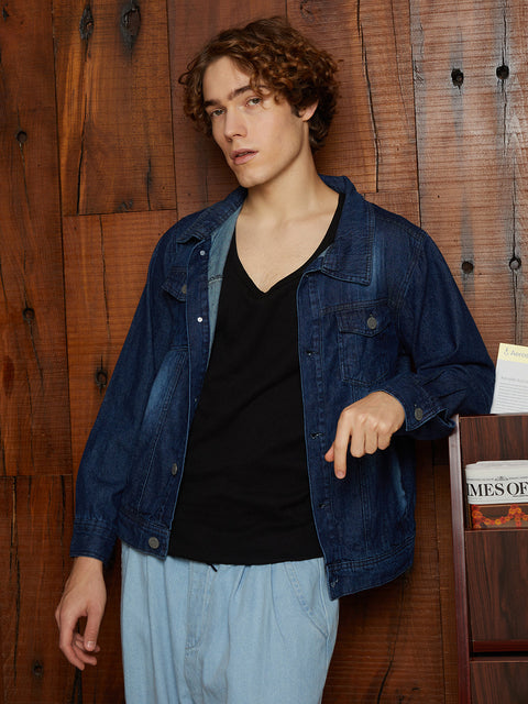 Known Medium-Wash Relaxed Denim Jacket