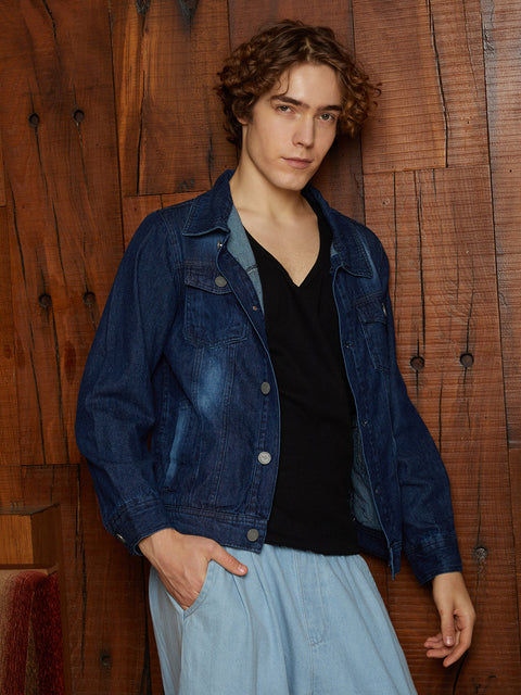 Known Medium-Wash Relaxed Denim Jacket