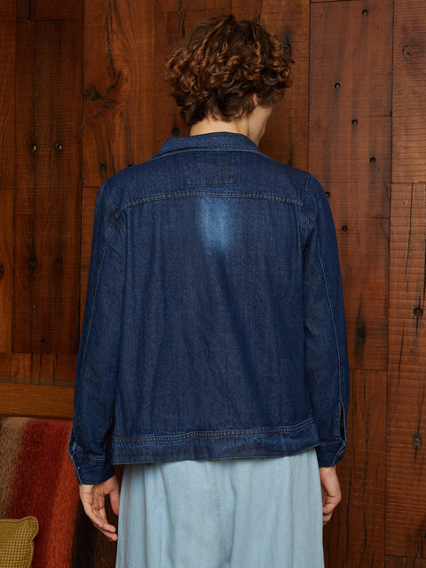 Known Medium-Wash Relaxed Denim Jacket