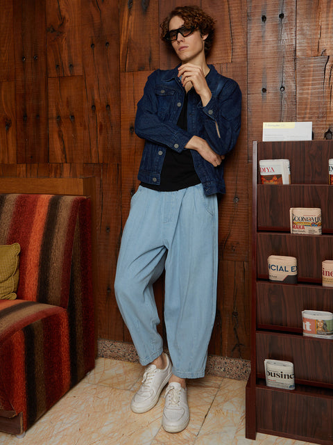 Known Medium-Wash Relaxed Denim Jacket