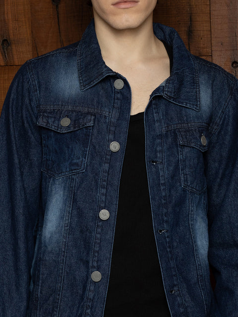 Known Medium-Wash Relaxed Denim Jacket