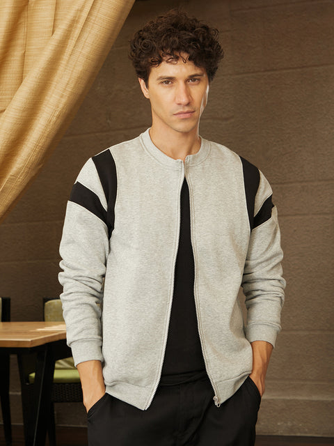 Game Face Zip-Front Jacket With Contrast Detail