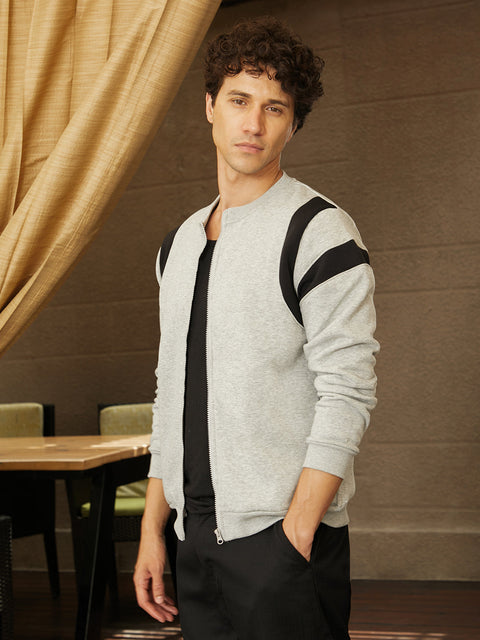 Game Face Zip-Front Jacket With Contrast Detail