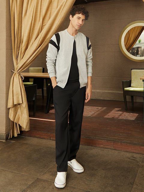 Game Face Zip-Front Jacket With Contrast Detail