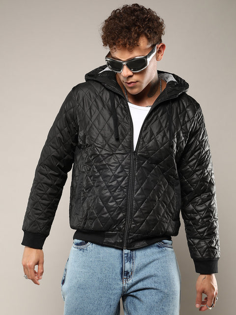 Behookd Quilted Puffer Jacket With Zip-Closure