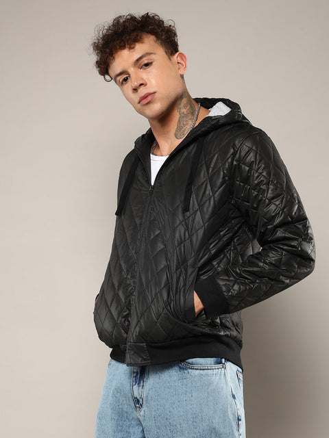 Behookd Quilted Puffer Jacket With Zip-Closure