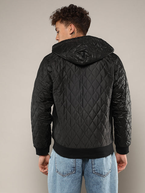 Behookd Quilted Puffer Jacket With Zip-Closure