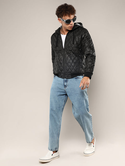 Behookd Quilted Puffer Jacket With Zip-Closure