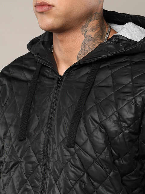 Behookd Quilted Puffer Jacket With Zip-Closure