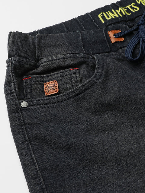 Hookd Cinched Hem Denim Jeans