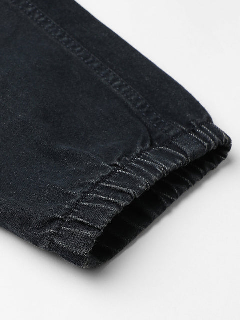 Behookd Cinched Hem Denim Jeans
