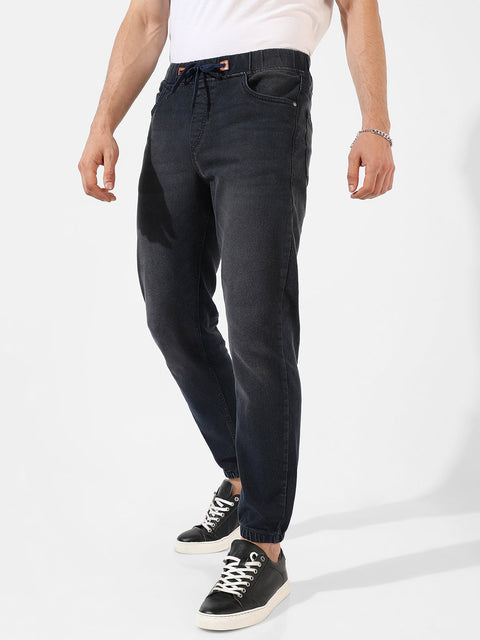 Behookd Cinched Hem Denim Jeans