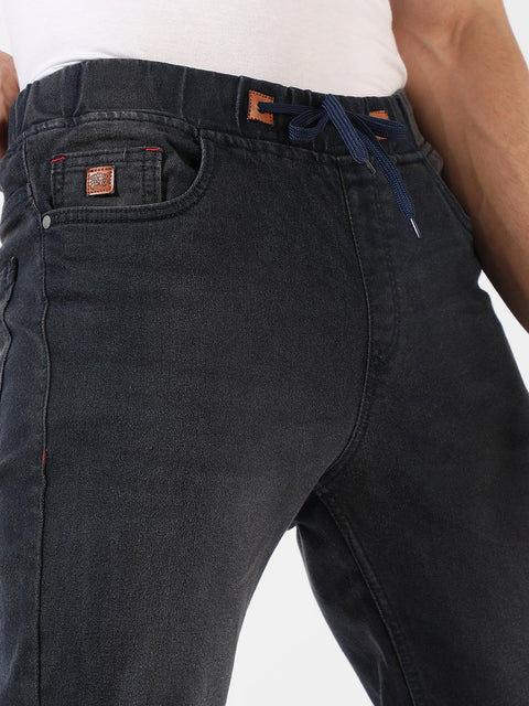 Behookd Cinched Hem Denim Jeans