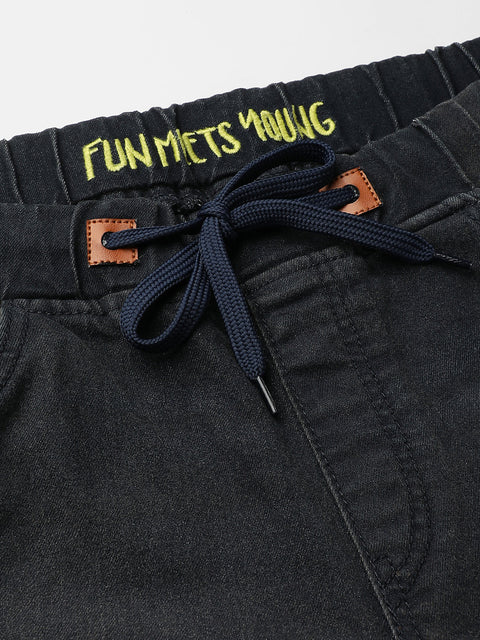 Hookd Cinched Hem Denim Jeans