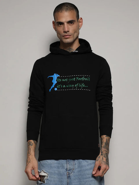 Hooked Zip-Front Hoodie With Insert Pocket