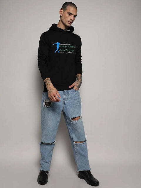 Hooked Zip-Front Hoodie With Insert Pocket