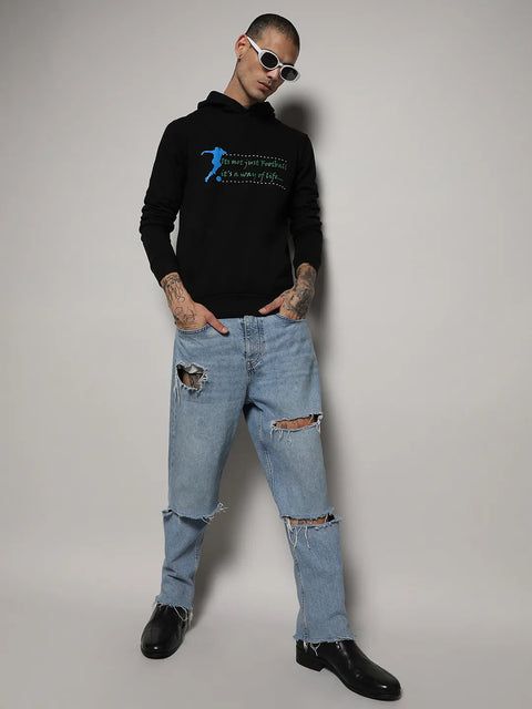 Hooked Zip-Front Hoodie With Insert Pocket