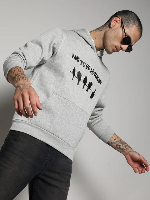 STARCAST Dare To Be Different Hoodie With Kangaroo Pocket