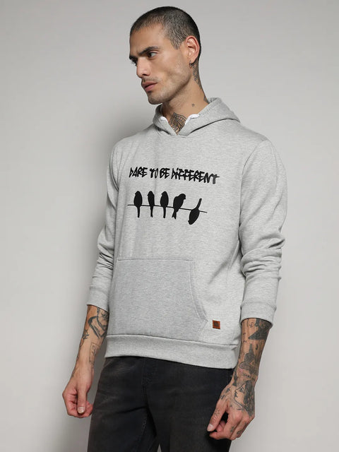 STARCAST Dare To Be Different Hoodie With Kangaroo Pocket