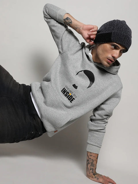 CTRL CLUB Who Are You Inside Hoodie With Kangaroo Pocket