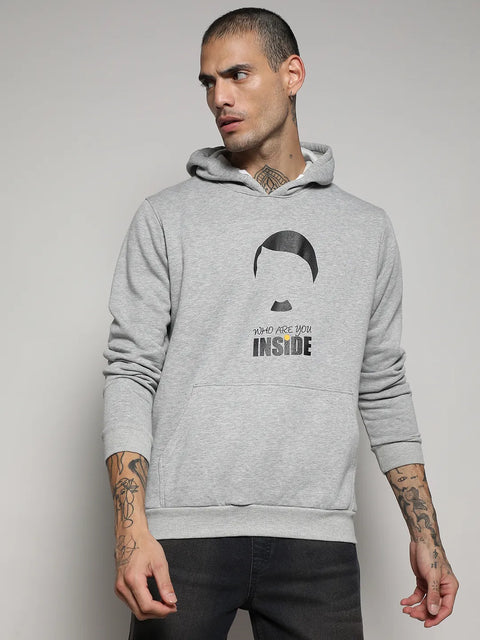 CTRL CLUB Who Are You Inside Hoodie With Kangaroo Pocket