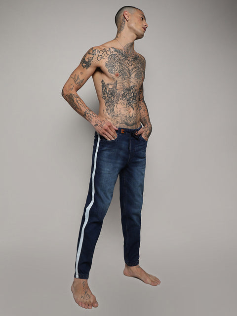 Game Face Side-Striped Denim Jeans