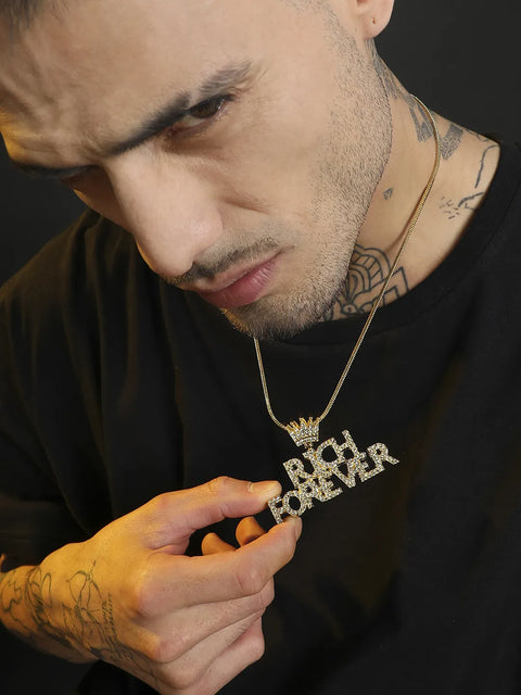 Chaos - Rich Forever Pendant with Chain - Silver