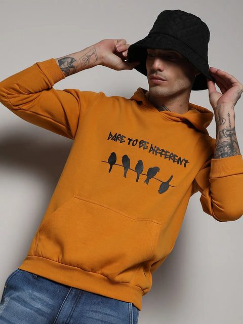 CTRL CLUB Dare To Be Different Hoodie With Kangaroo Pocket