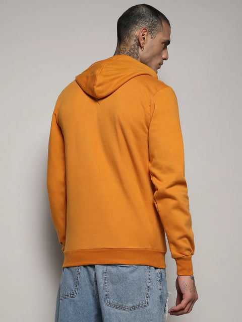 Just Be Pullover Hoodie With Contrast Drawstring