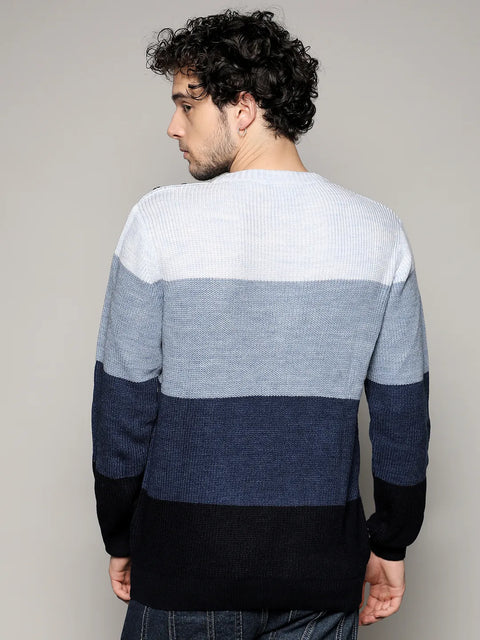 Behookd Contrast Panel Sweater