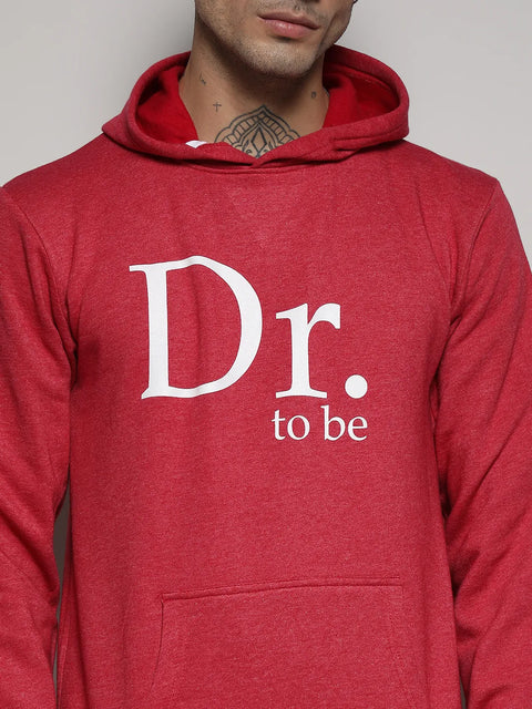 Red Dr. To Be Hoodie With Kangaroo Pocket
