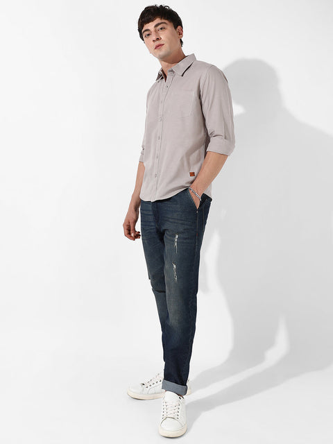 Hooked Carrot Fit Denim Jeans