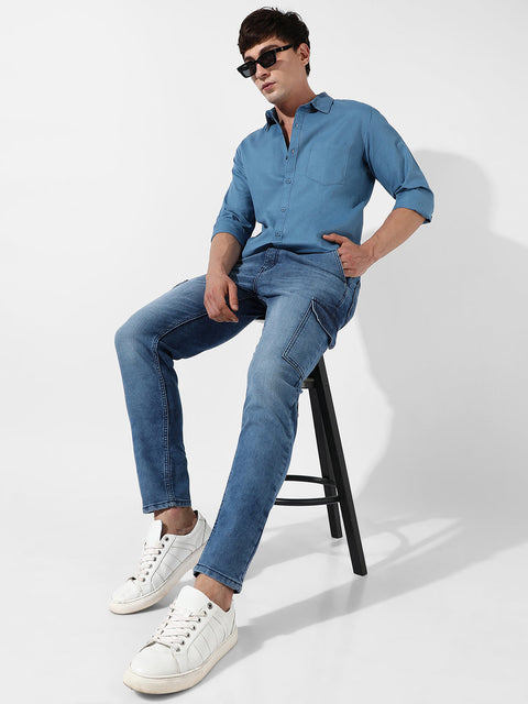 Hooked Cargo Denim Jeans