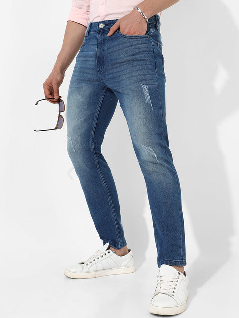 Hooked Tapered Denim Jeans