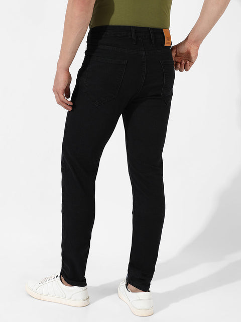 Hooked Zip Detail Denim Jeans