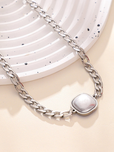 Chaos - The Perla Flat Chain Necklace Metallic Silver