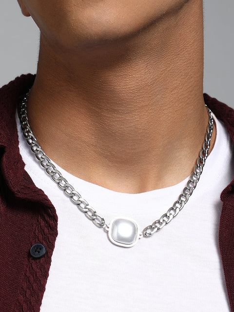 Chaos - The Perla Flat Chain Necklace Metallic Silver