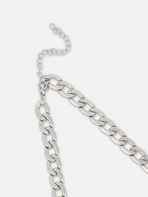 Chaos - The Perla Flat Chain Necklace Metallic Silver