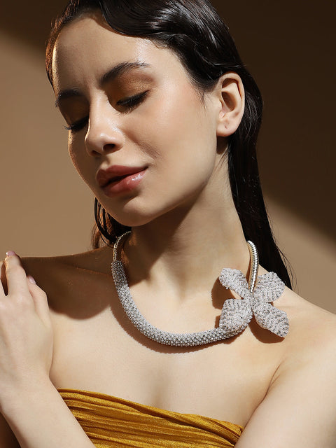 Sohi - The Bling-Petalia Statement Necklace - California Gold