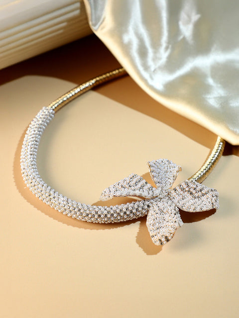 Sohi - The Bling-Petalia Statement Necklace - California Gold