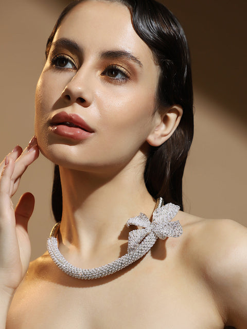 Sohi - The Bling-Petalia Statement Necklace - California Gold
