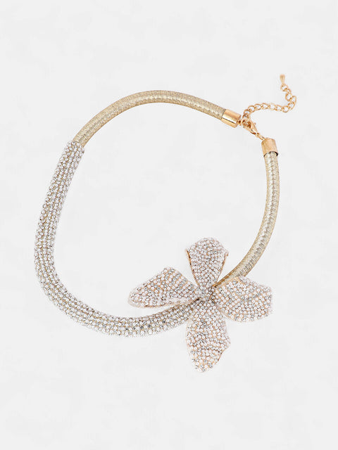 Sohi - The Bling-Petalia Statement Necklace - California Gold