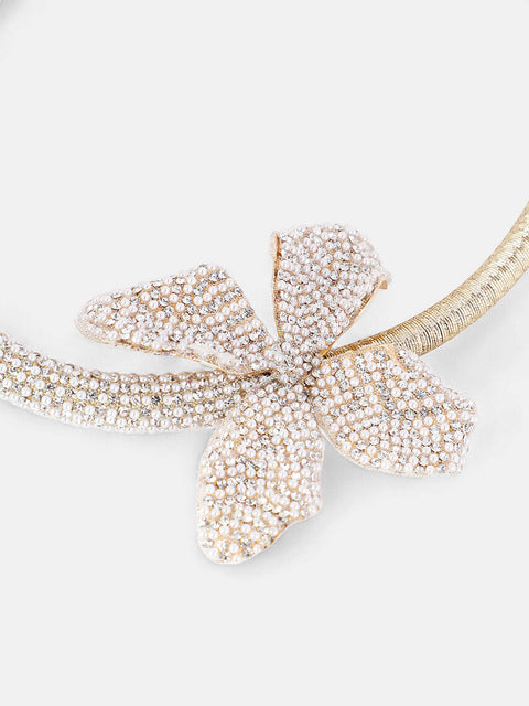 Sohi - The Bling-Petalia Statement Necklace - California Gold